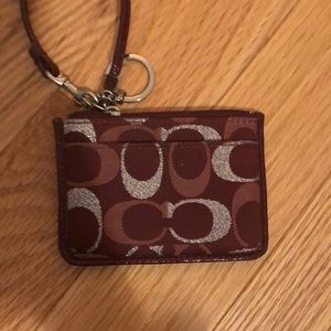 Coach keychain wallet